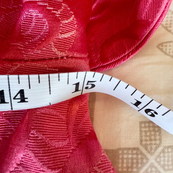 Vintage 1950s-1960s Pink Swirl Jacquard High Neck Sleeveless Dress - Picture 10 of 12